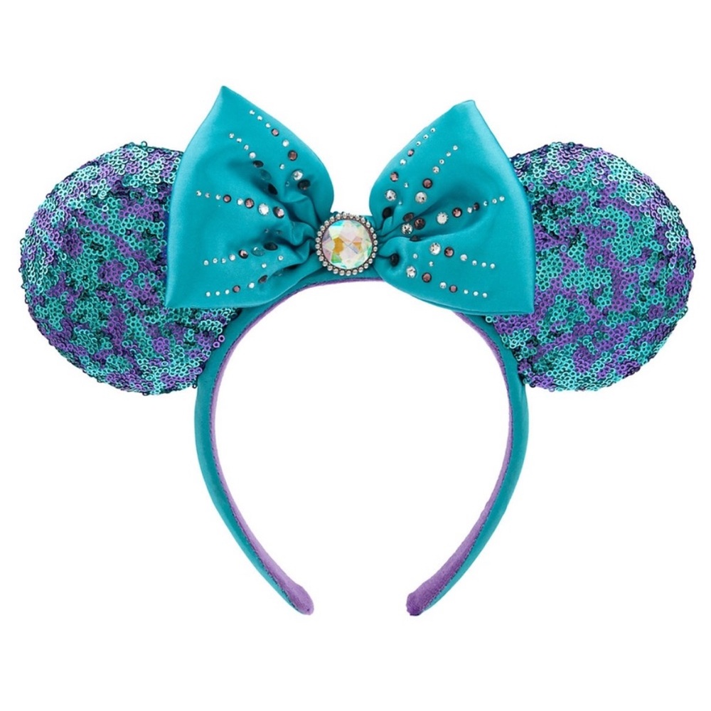 NWT Disney Minnie Mouse Sequined Ear Headband